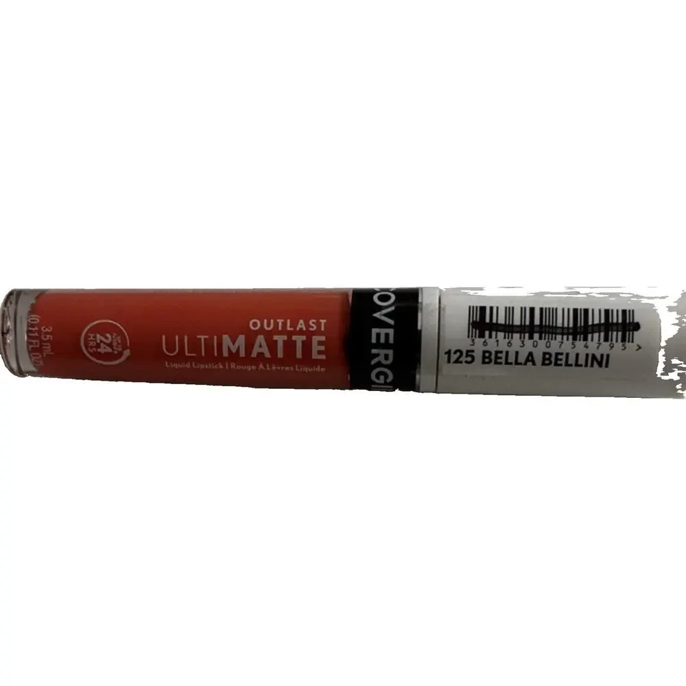 CoverGirl Outlast Ultimatte Liquid Lip Color 125 Bella Bellini Matte NWOB